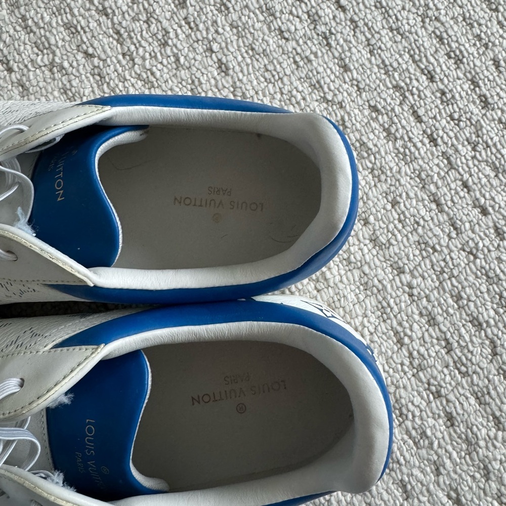 Louis Vuitton Blue and White Casual Sneakers - Picture 4 of 5